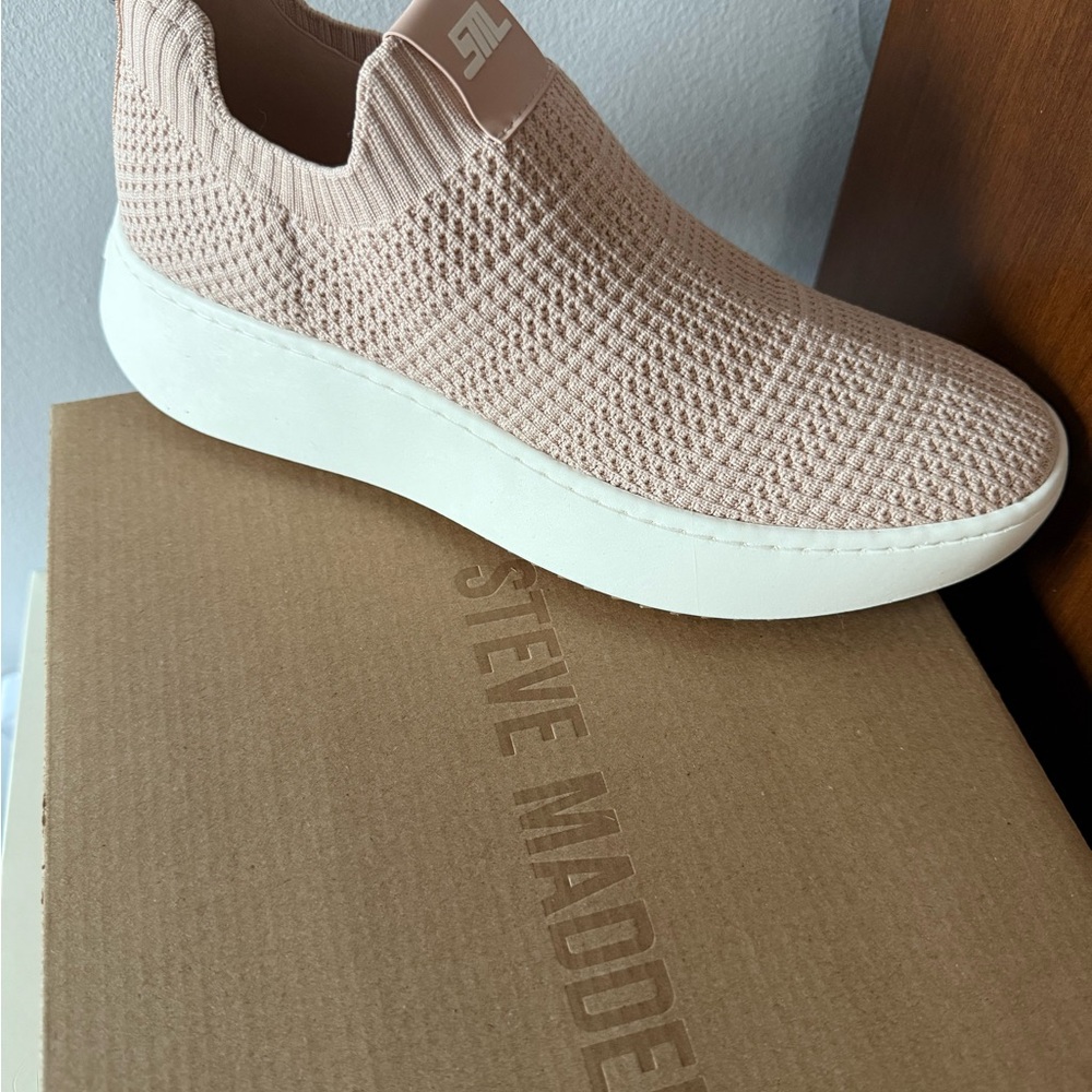 Steve Madden Women's Pink Slip-On Sneakers